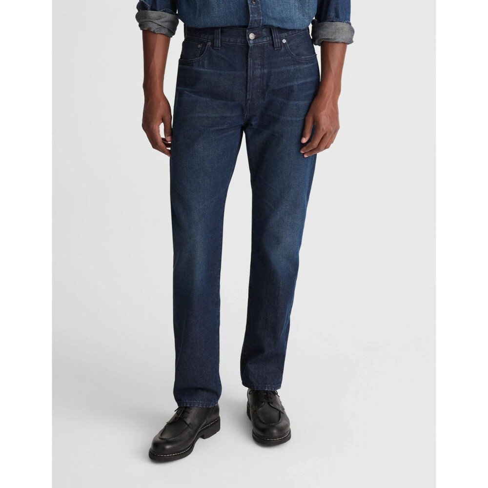 Madewell Mens 36x32 1991 Straight Leg Jean Beatty Wash Rigid Denim Cotton NWT - Picture 1 of 14